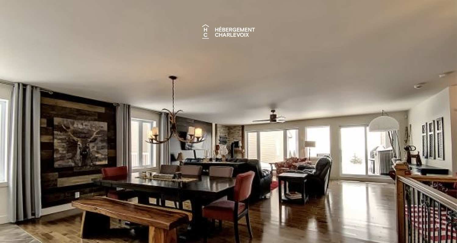 Le 20 - Condo/chalet 2 étages avec vue sur le fleuve